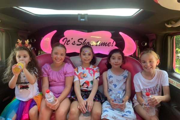 Inside Pink Hummer Inside pink hummer